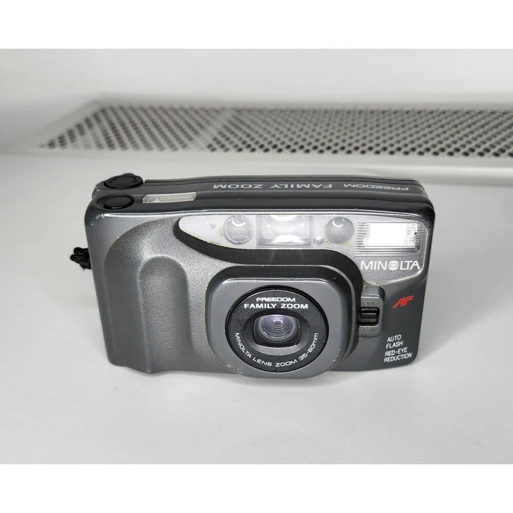 Minolta Freedom Family Zoom Point & Shoot Auto Focus AF 35mm Film Camera Tested